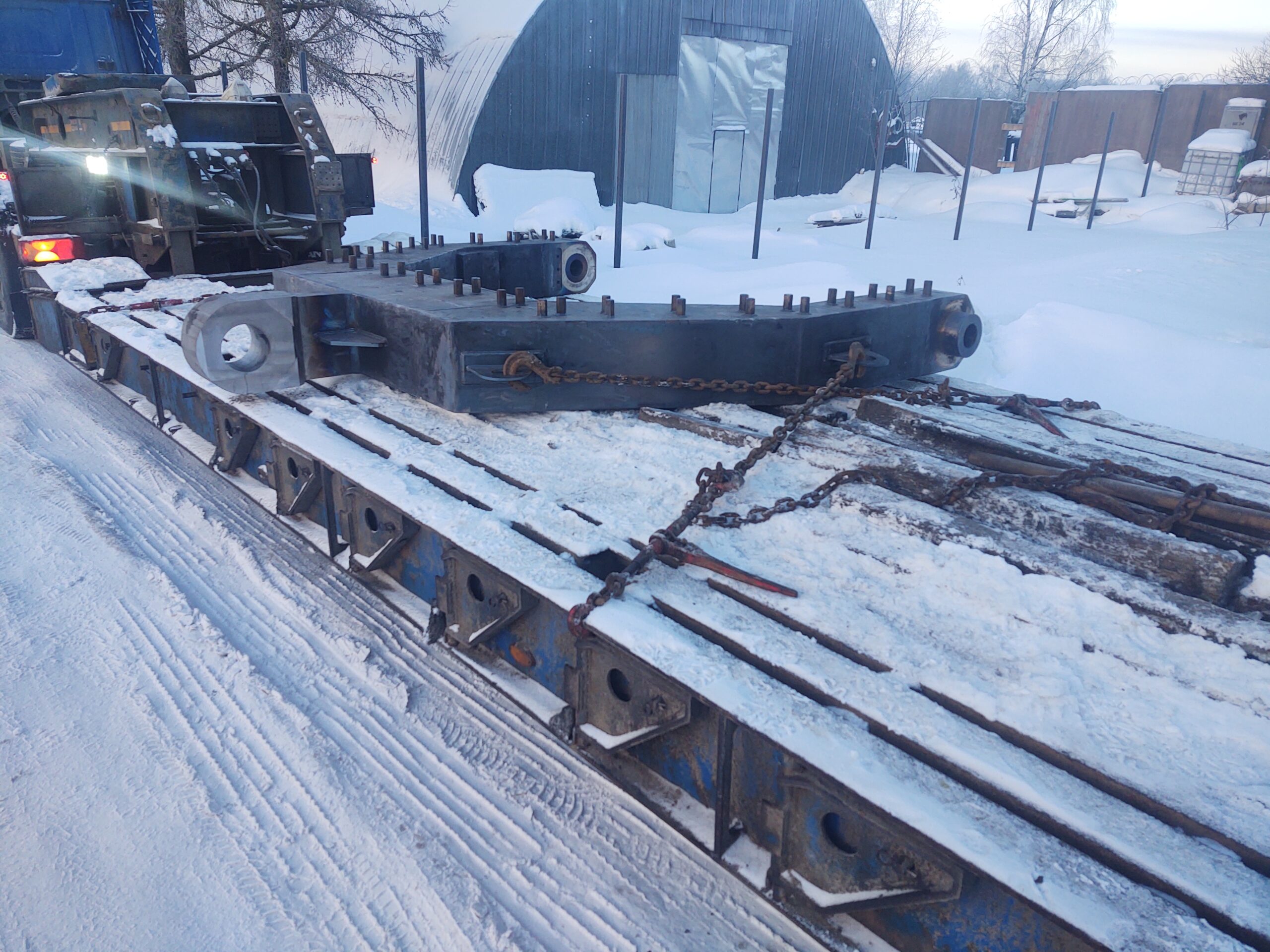 Соосная расточка и фрезеровка грузозахватного механизма 125 тонн